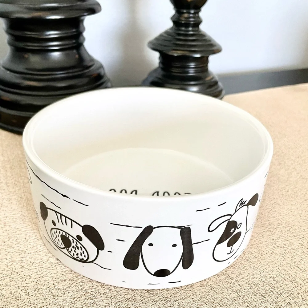 NWT GOOD DOG Ceramic Pet Bowl